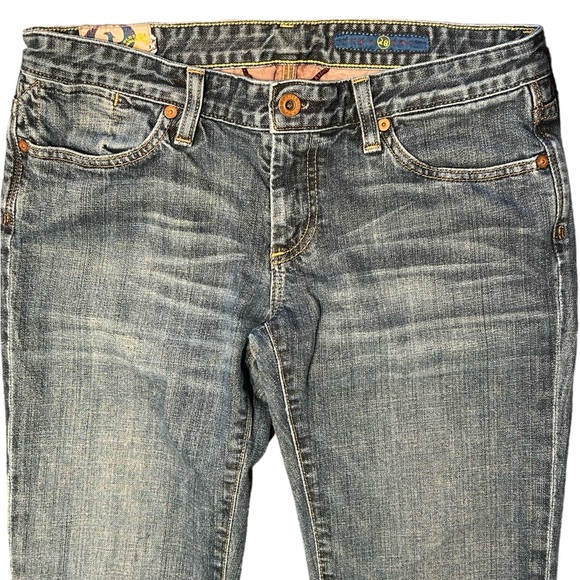 AG Adriano Goldschmied Low Rise Flare Jeans Size 28 - Picture 4 of 8